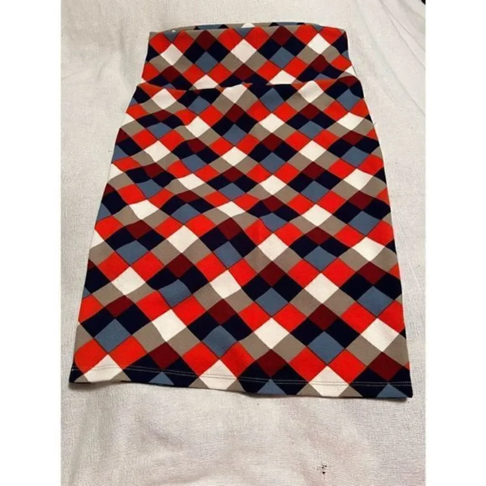 Lularoe Pull On Multicolored Pencil Skirt